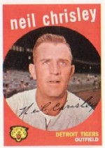 1959 Topps Baseball Cards      189     Neil Chrisley